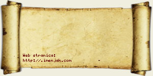 Janko Galečić vizit kartica